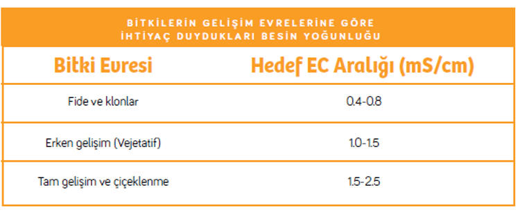 bitki gelişim evreleri